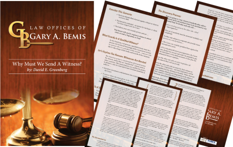 Portfolio - Law Offices of Gary A. Bemis brochure